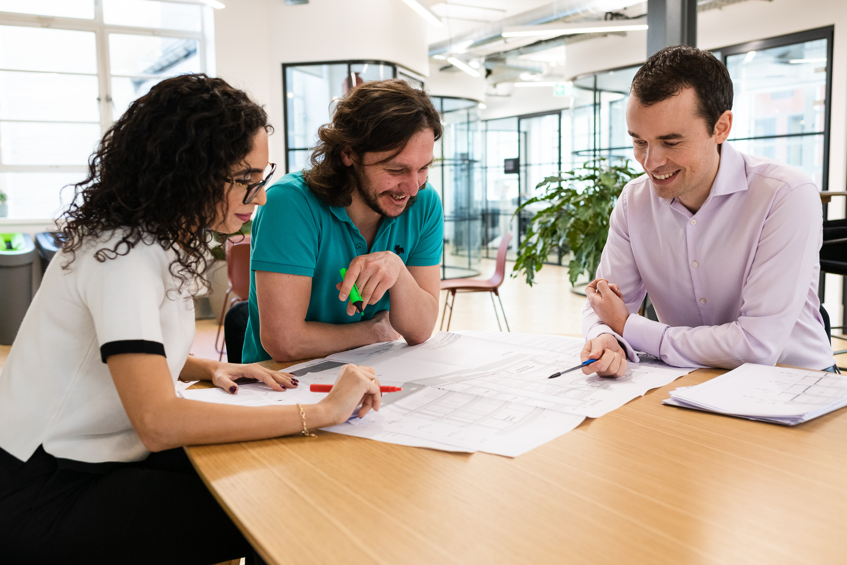 Raffoul Consulting team working on a project